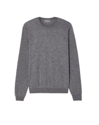 Ultra-fine cashmere crew neck jumper - Béton