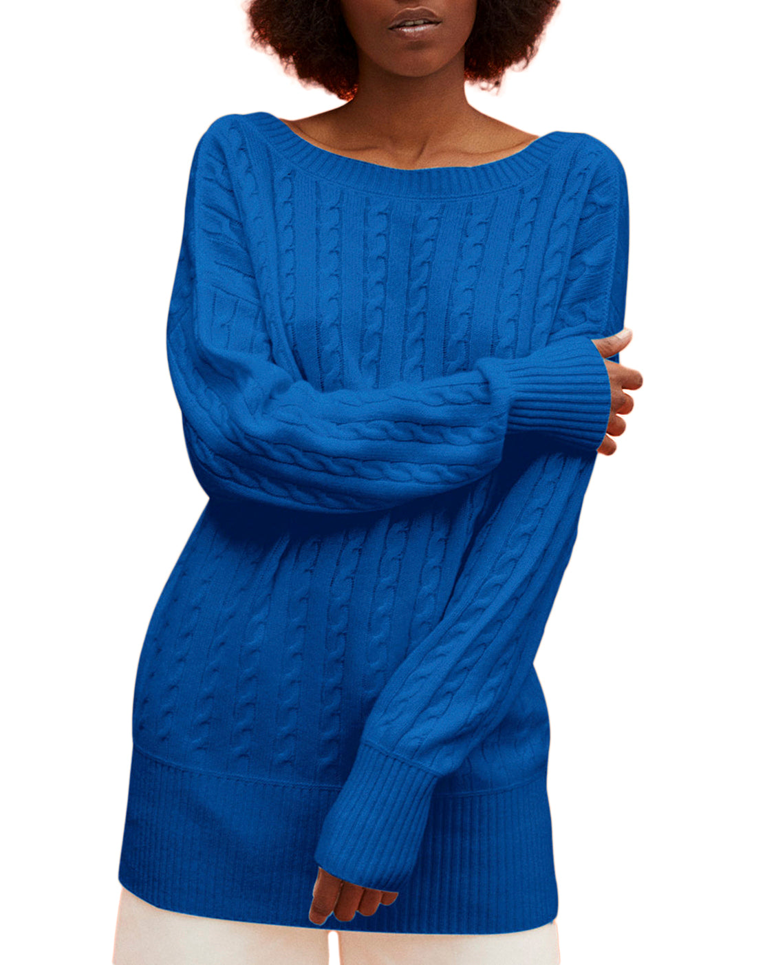 Cashmere V-neck crew neck jumper - Bosphore