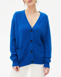 Cricket cashmere cable knit cardigan - Bosphore