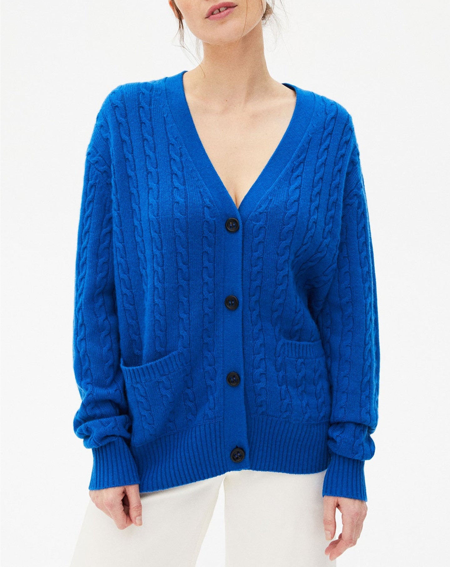Cricket cashmere cable knit cardigan - Bosphore
