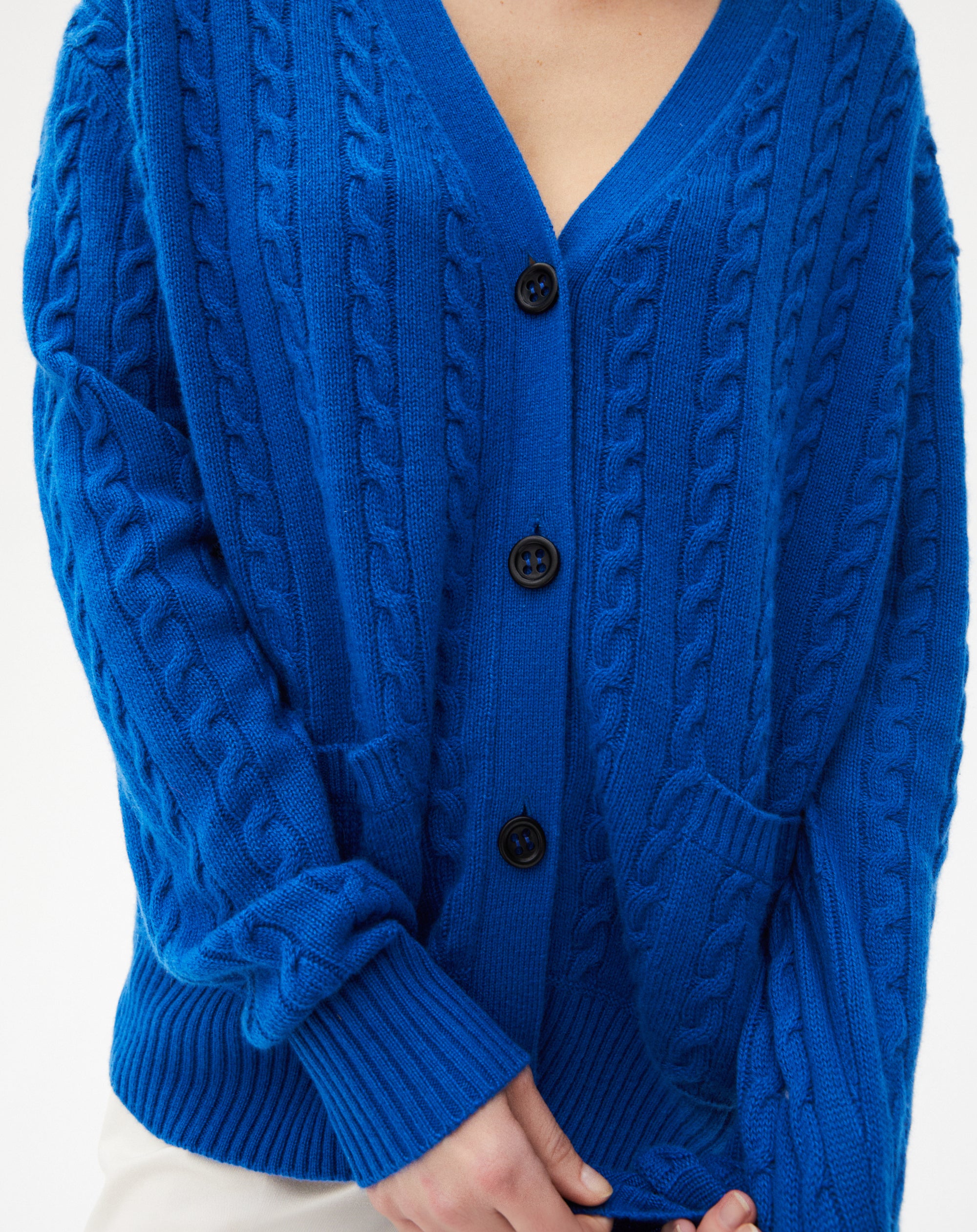 Cricket cashmere cable knit cardigan - Bosphore