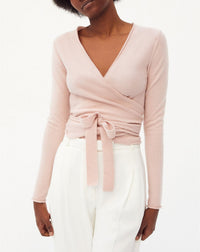 Cashmere wrap-around tie - Pétale