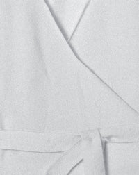 Cashmere wrap-around tie - Givre