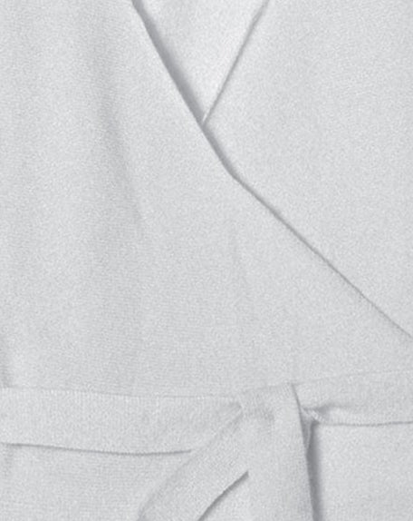 Cashmere wrap-around tie - Givre
