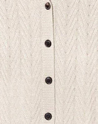 Twisted cashmere cardigan - Hemp