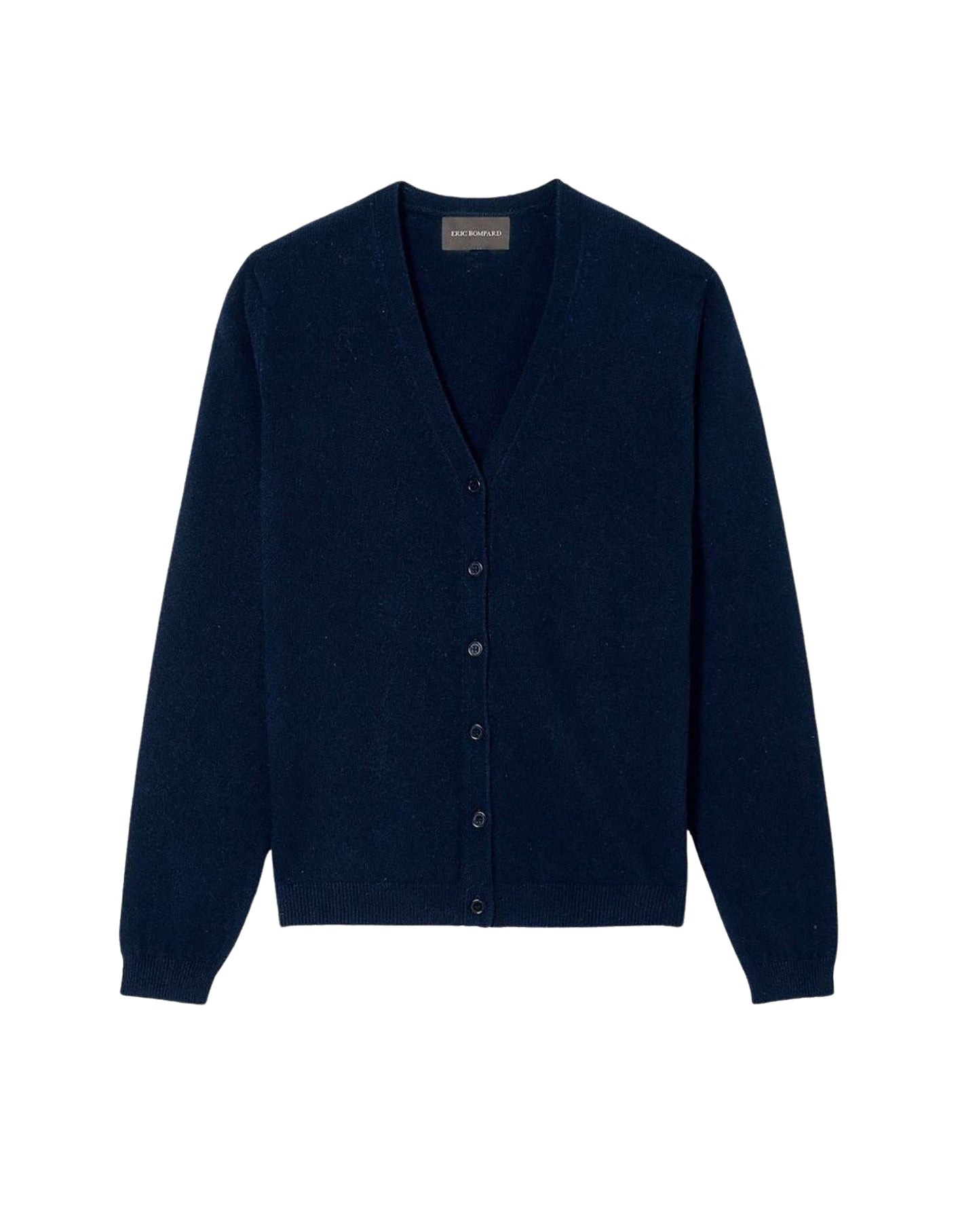 Slim-fitted cashmere cardigan - Navy