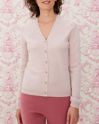 Slim-fitted cashmere cardigan - Loup