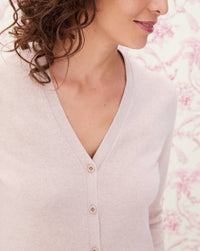 Slim-fitted cashmere cardigan - Loup