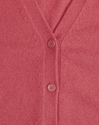 Slim-fitted cashmere cardigan - Bois de Rose
