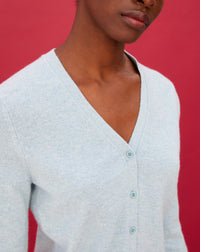 Slim-fitted cashmere cardigan - Jean