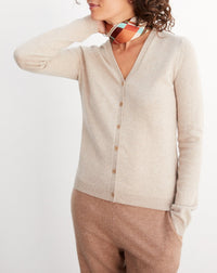 Slim-fitted cashmere cardigan - Cobalt