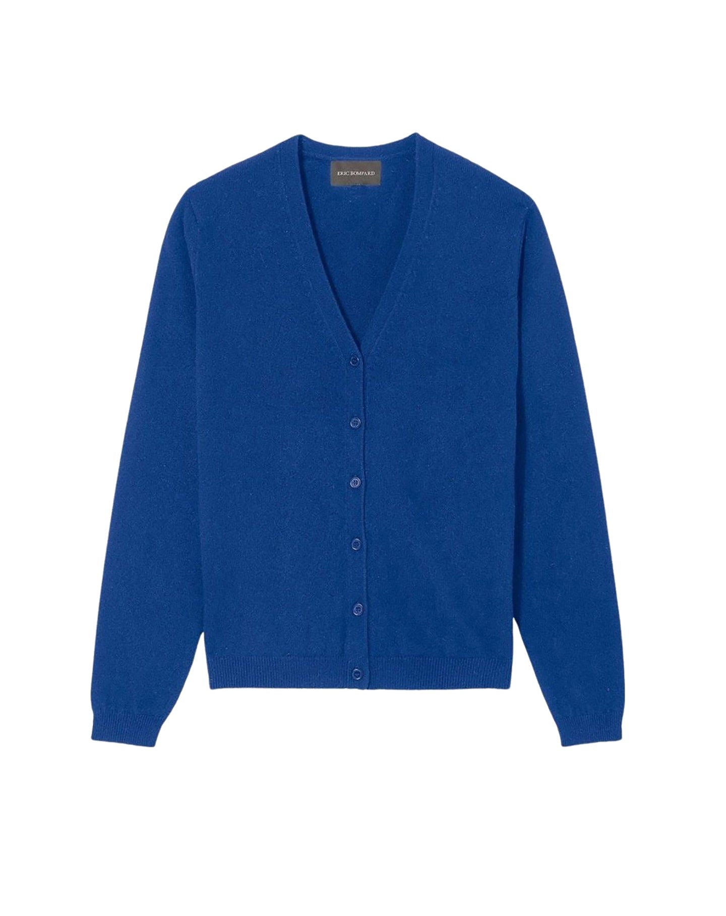 Slim-fitted cashmere cardigan - Cobalt
