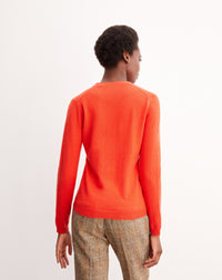 Slim-fitted cashmere cardigan - Lipstick