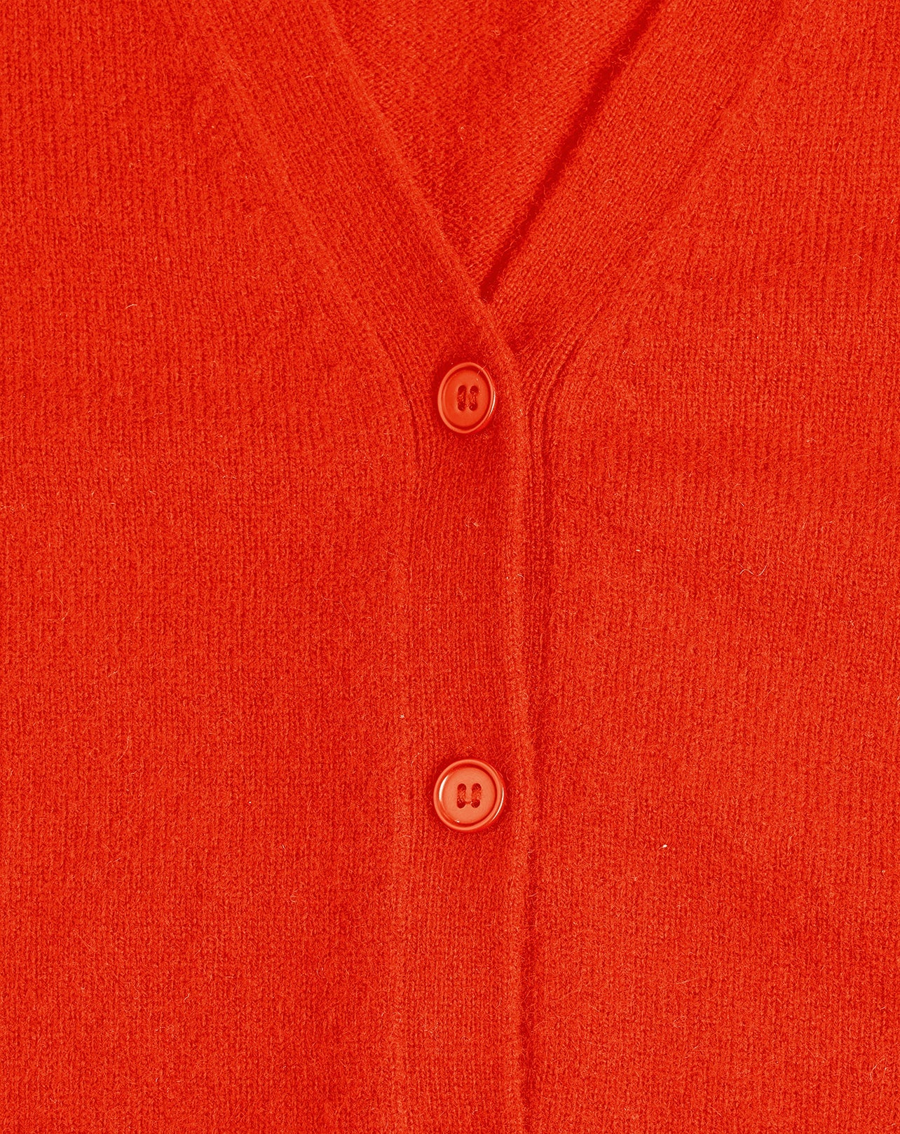 Slim-fitted cashmere cardigan - Lipstick
