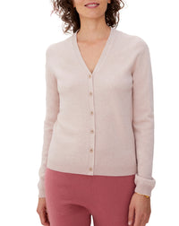 Slim-fitted cashmere cardigan - Pétale