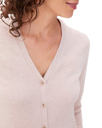 Slim-fitted cashmere cardigan - Pétale