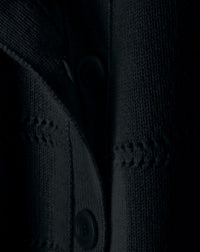 RECO175Cardigan Rayures Pointelle - Noir