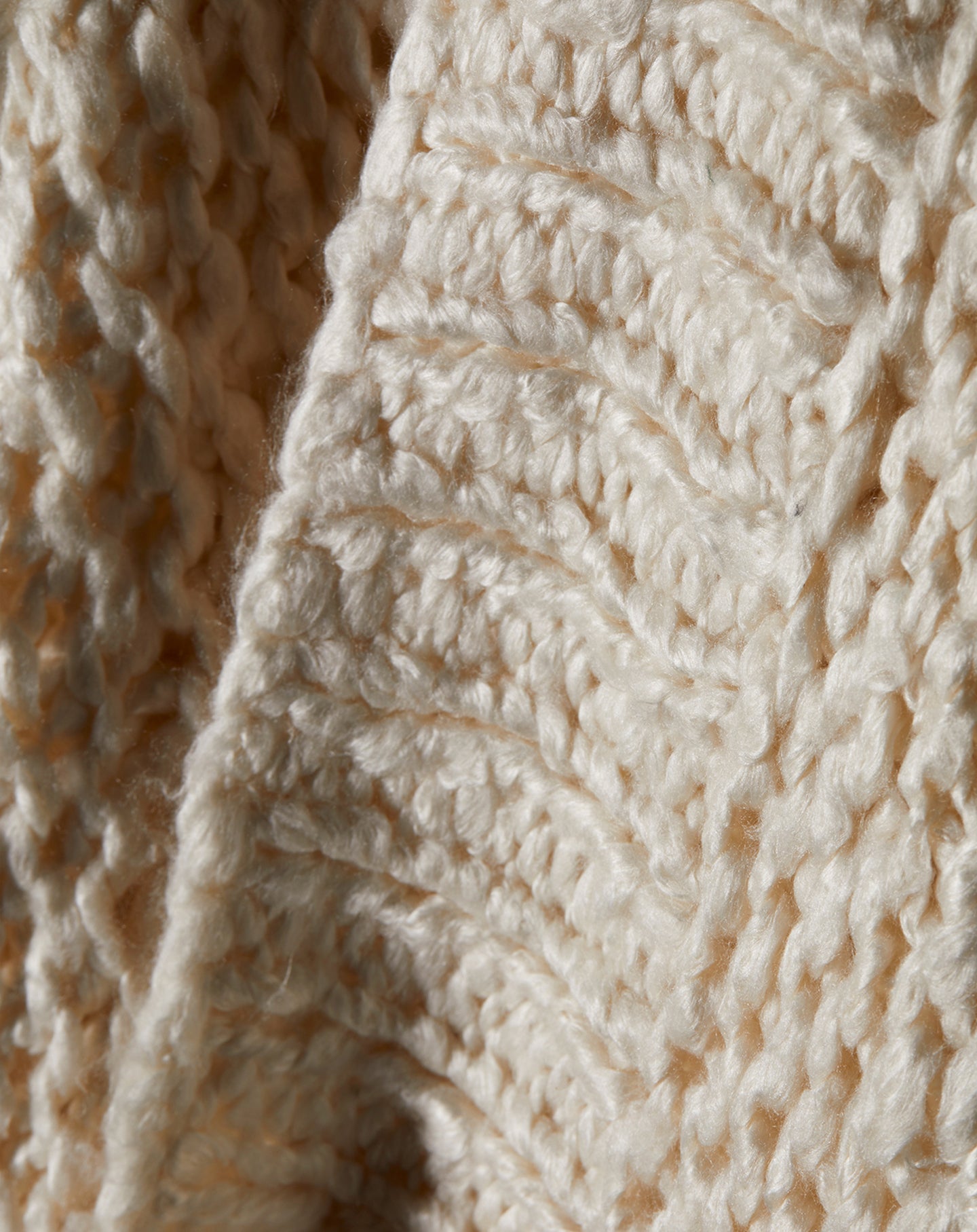 Veste à bordure large en soie - Naturel