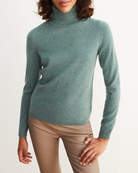 Slim-fit cashmere turtleneck jumper - Horizon