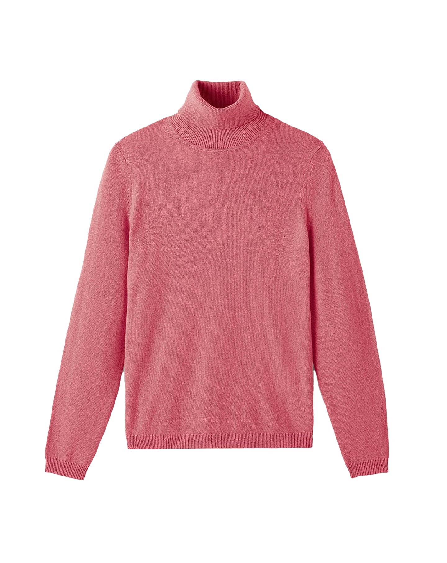 Slim-fit cashmere turtleneck jumper - Bois de Rose