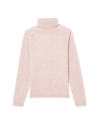 Pull col roulé cintré en cachemire - Aubepine chiné