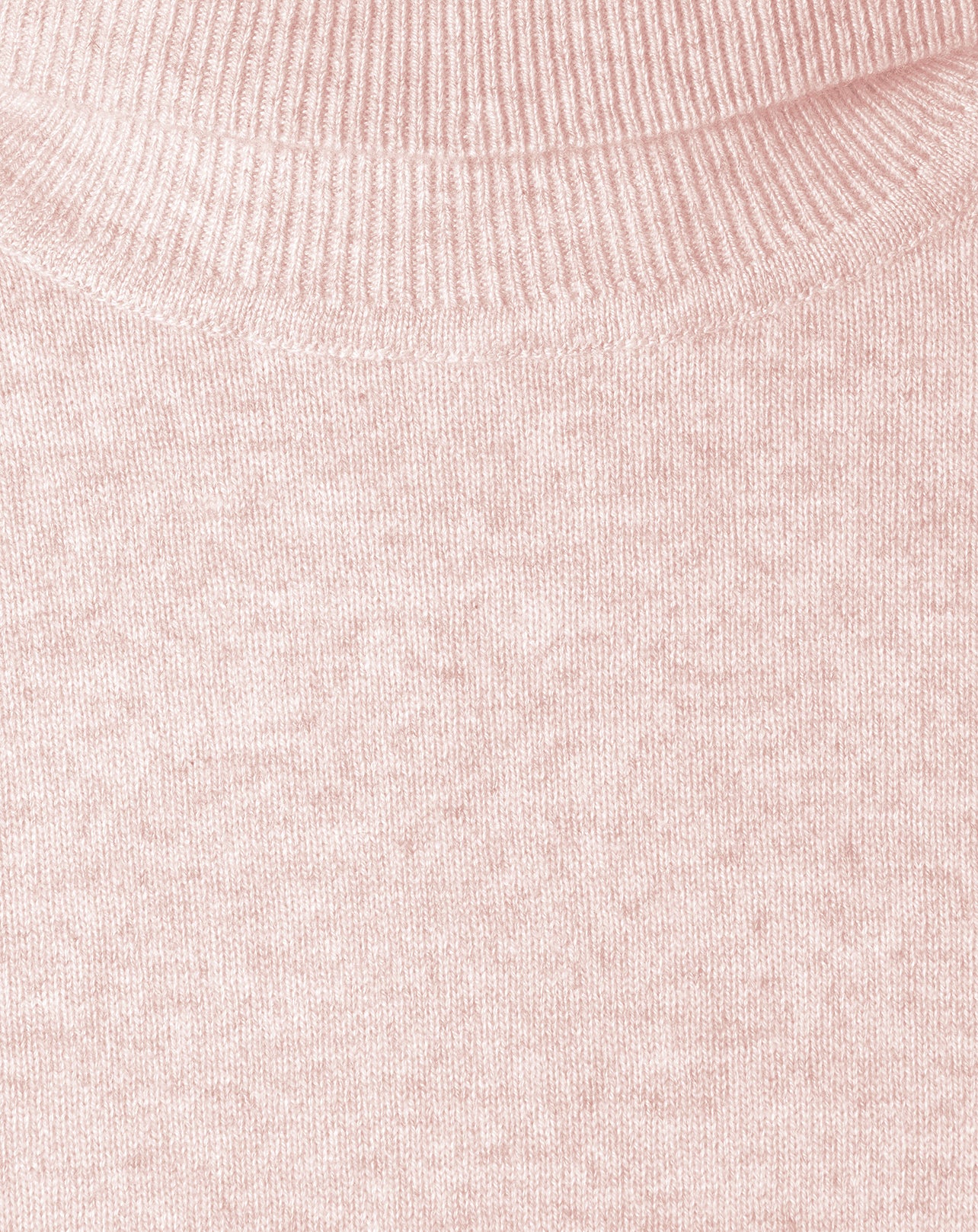 Pull col roulé cintré en cachemire - Aubepine chiné
