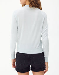 Crystal Strass Cashmere Mix Cardigan - Water Green