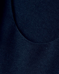Cashmere seamless crew neck jumper - Navy