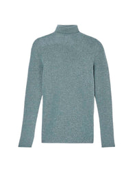 Cashmere blend turtleneck jumper with metallic ribbing - Horizon