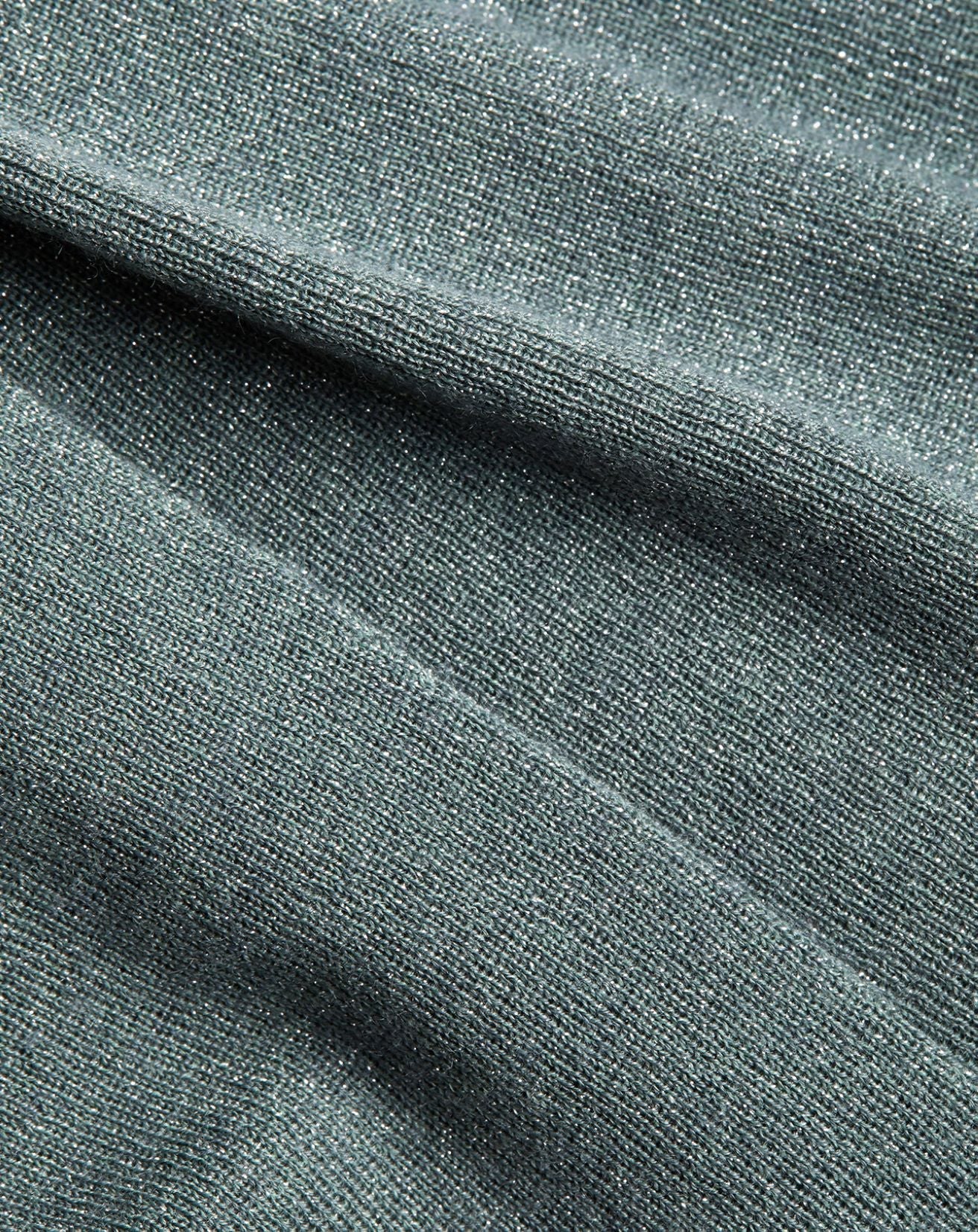 Cashmere blend turtleneck jumper with metallic ribbing - Horizon