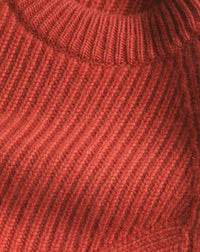 Pull ras de cou Jeux de cotes en cachemire - Sienne