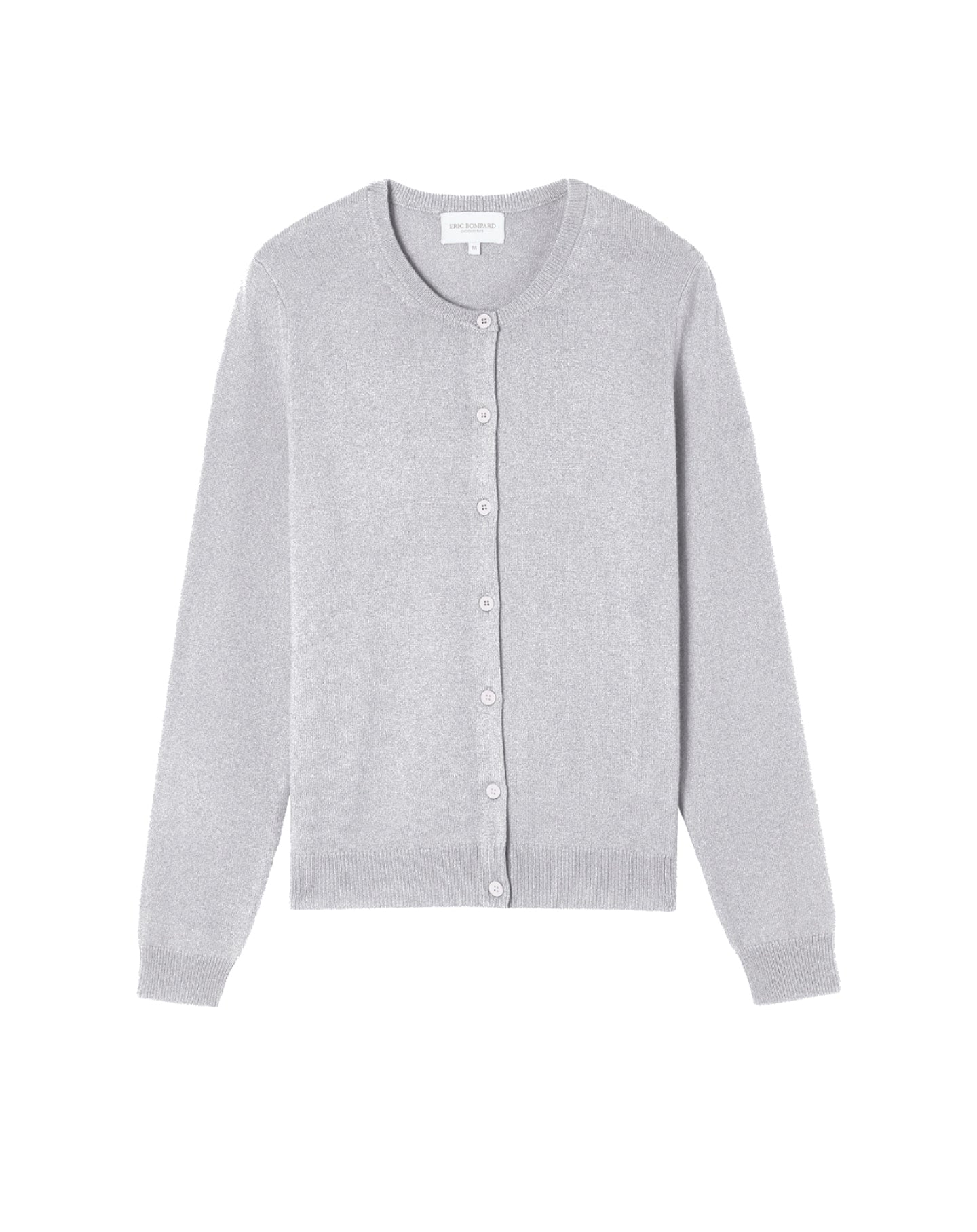 Classic cashmere cardigan - Chalk grey