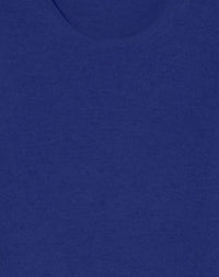 Pull ras de cou cintré à fentes en cachemire et soie - Bleu Atlantide