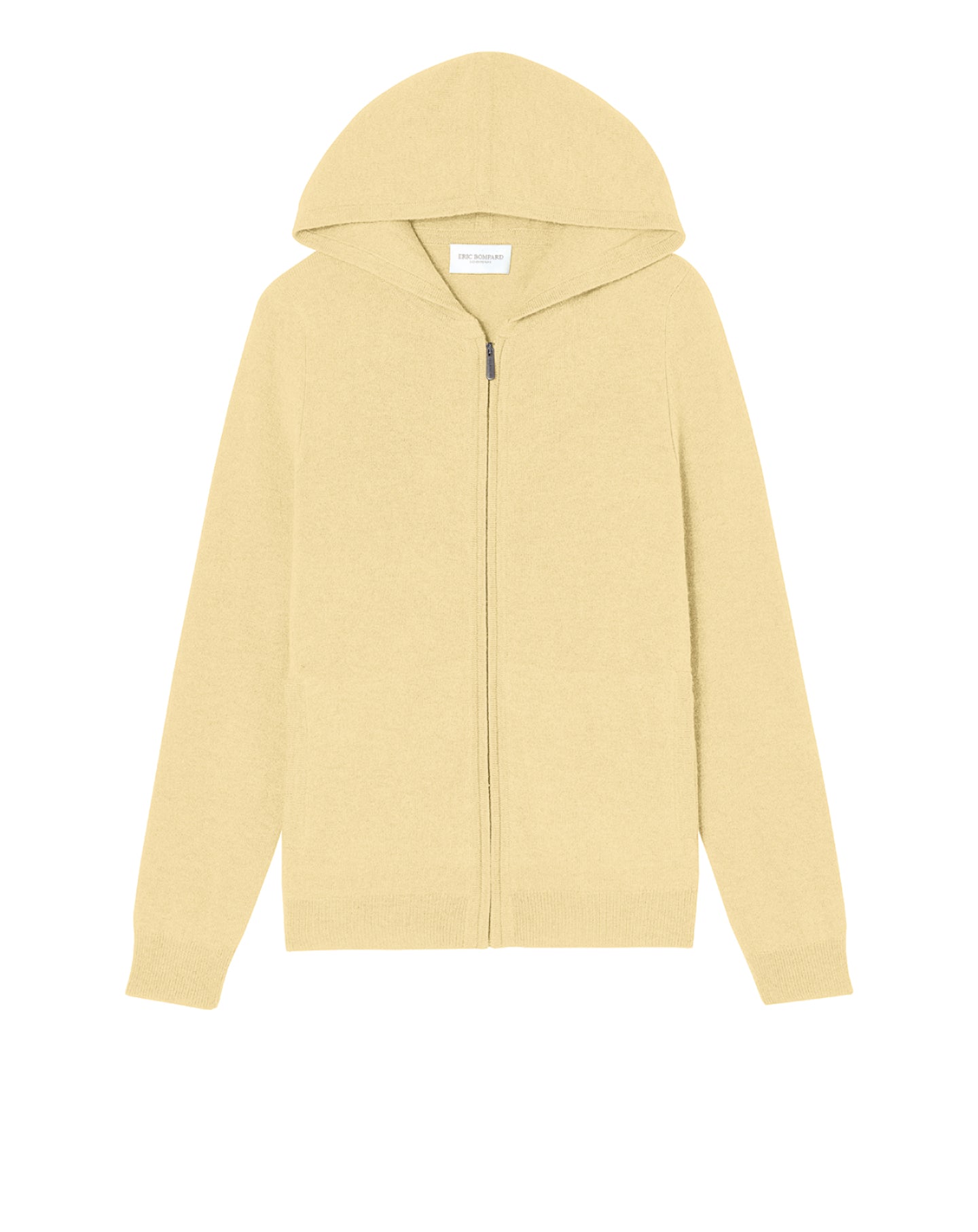 Cashmere hoodie - Primevert yellow