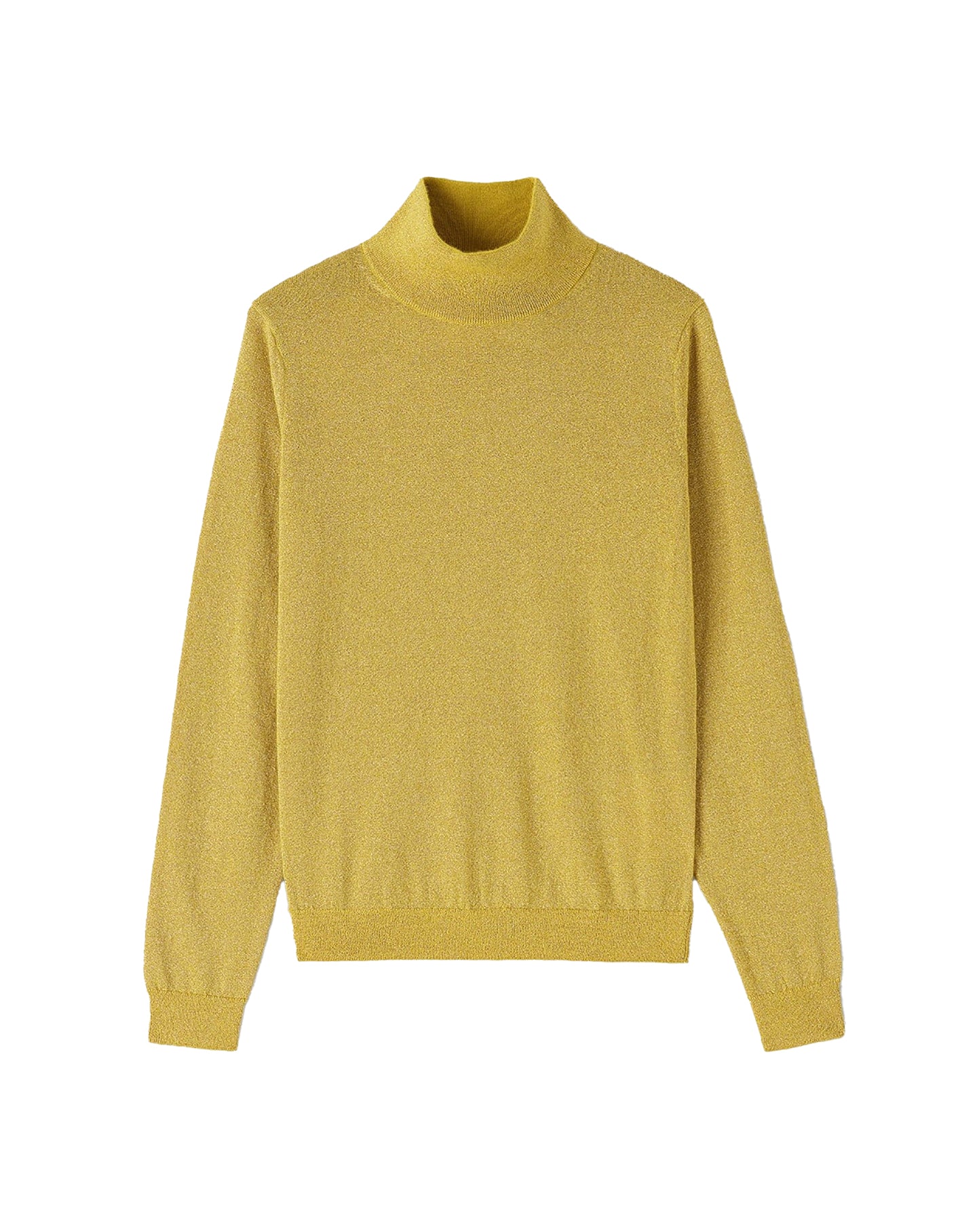 Metallic cashmere stand-up collar - Chaume
