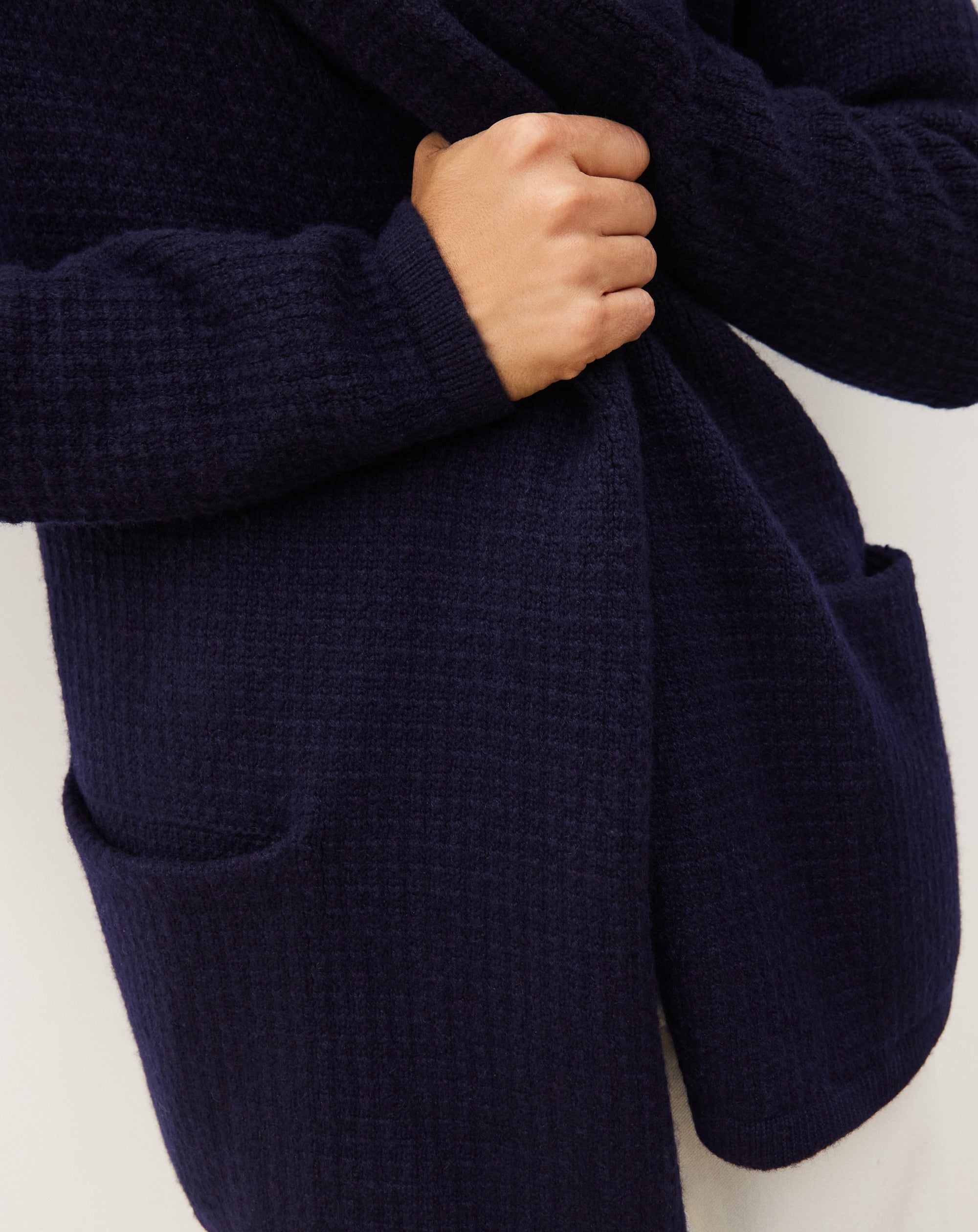 Veste Cosy en cachemire - Marine