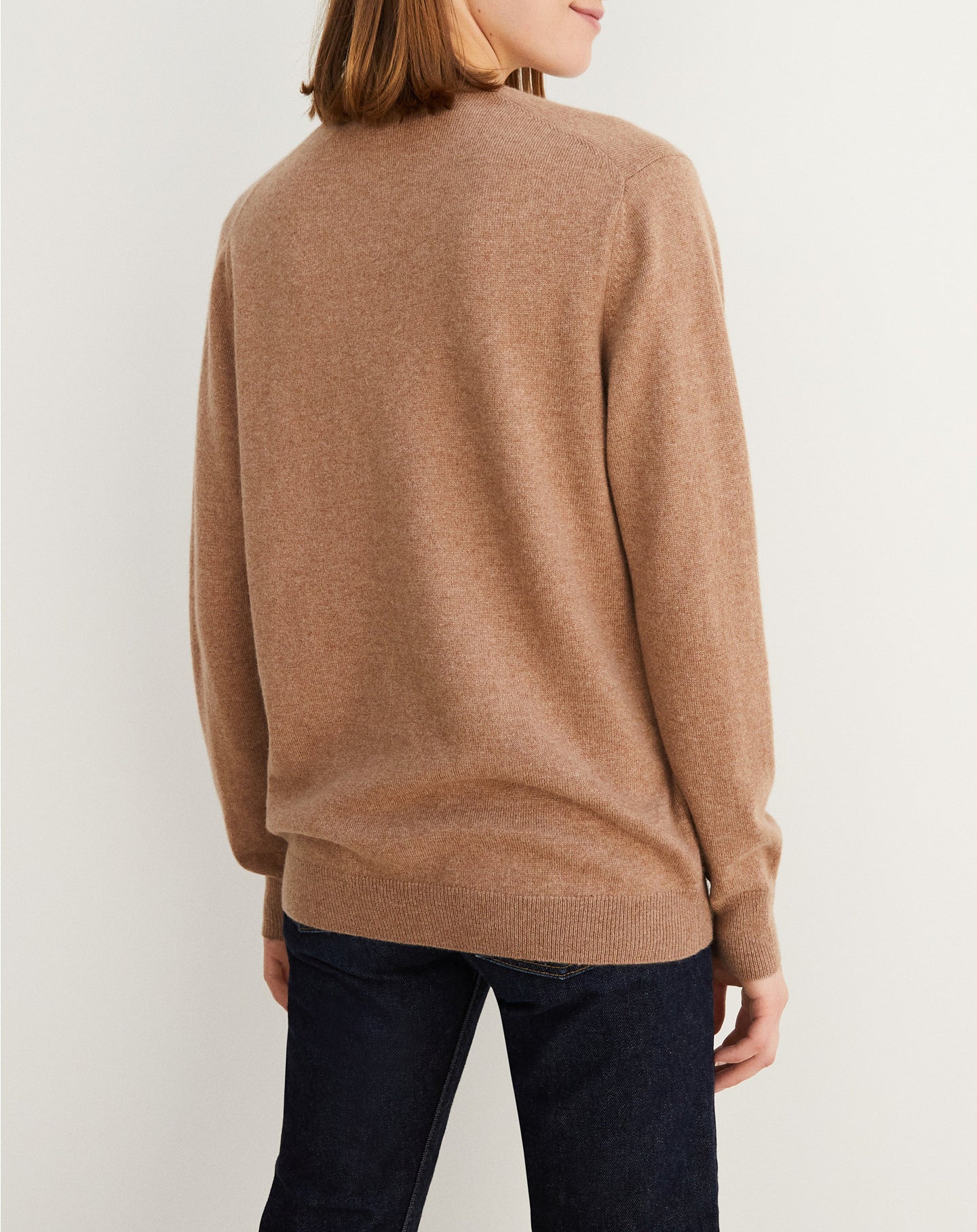Classic cashmere cardigan - Camel