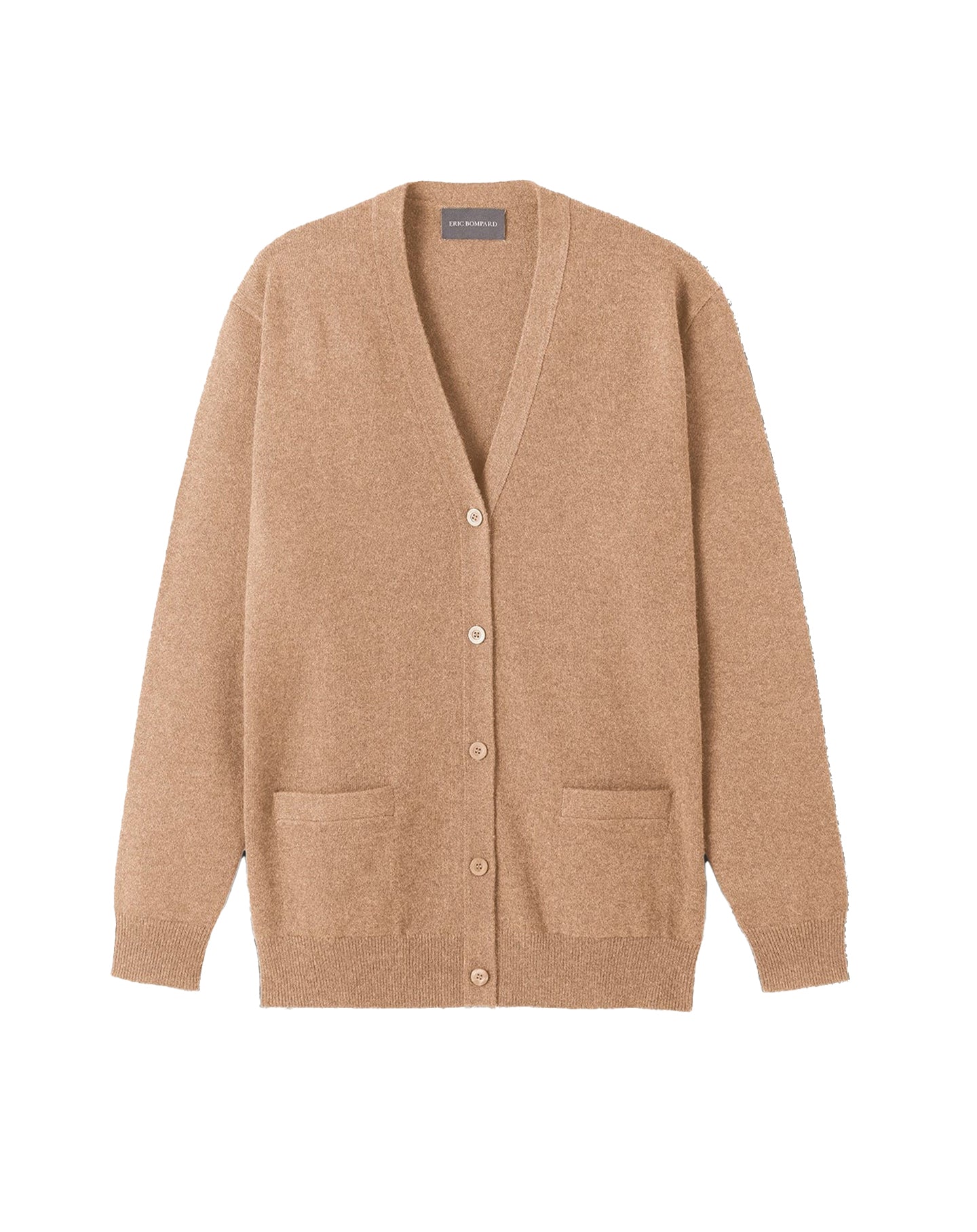 Classic cashmere cardigan - Camel