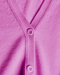 Classic cashmere cardigan - Clématite