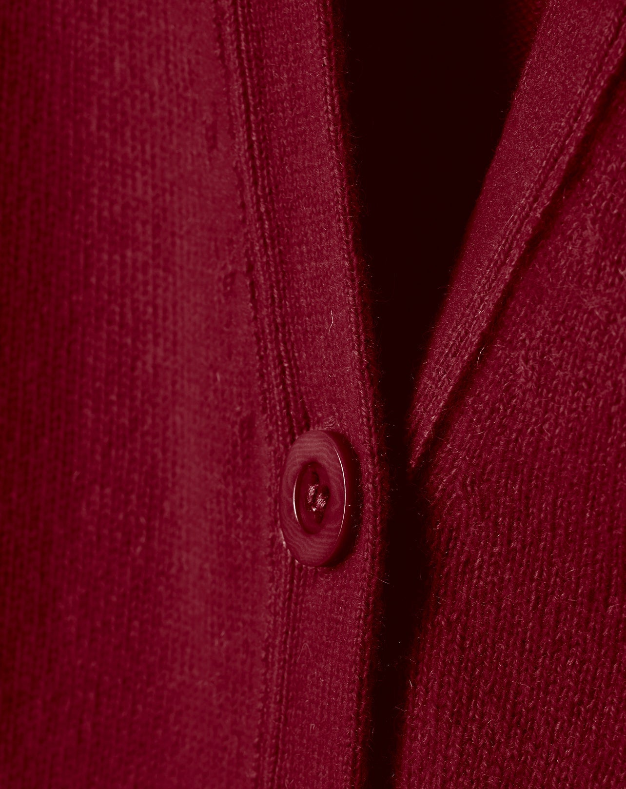 Classic cashmere cardigan - Paprika