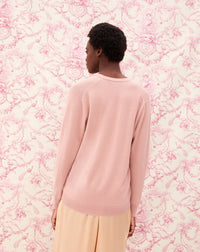 Classic cashmere cardigan - Blush
