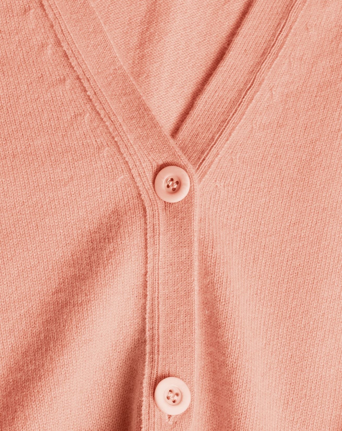 Classic cashmere cardigan - Blush