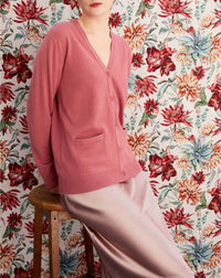 Classic cashmere cardigan - Bois de Rose