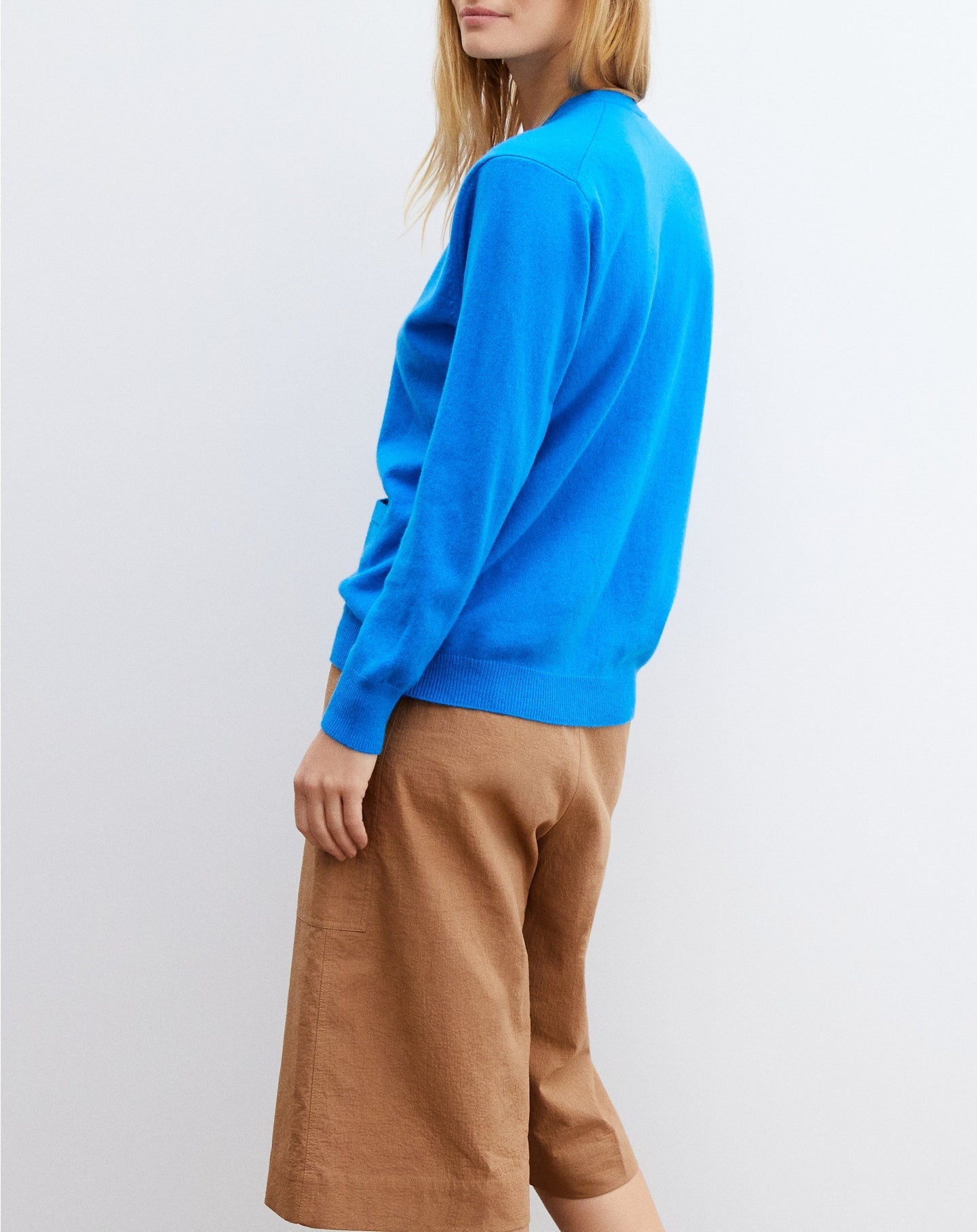 Classic cashmere cardigan - Santorini