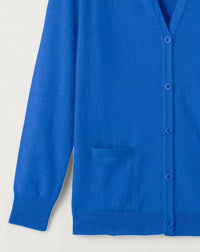 Gilet classique en cachemire - Cobalt