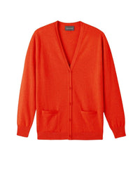 Classic cashmere cardigan - Lipstick