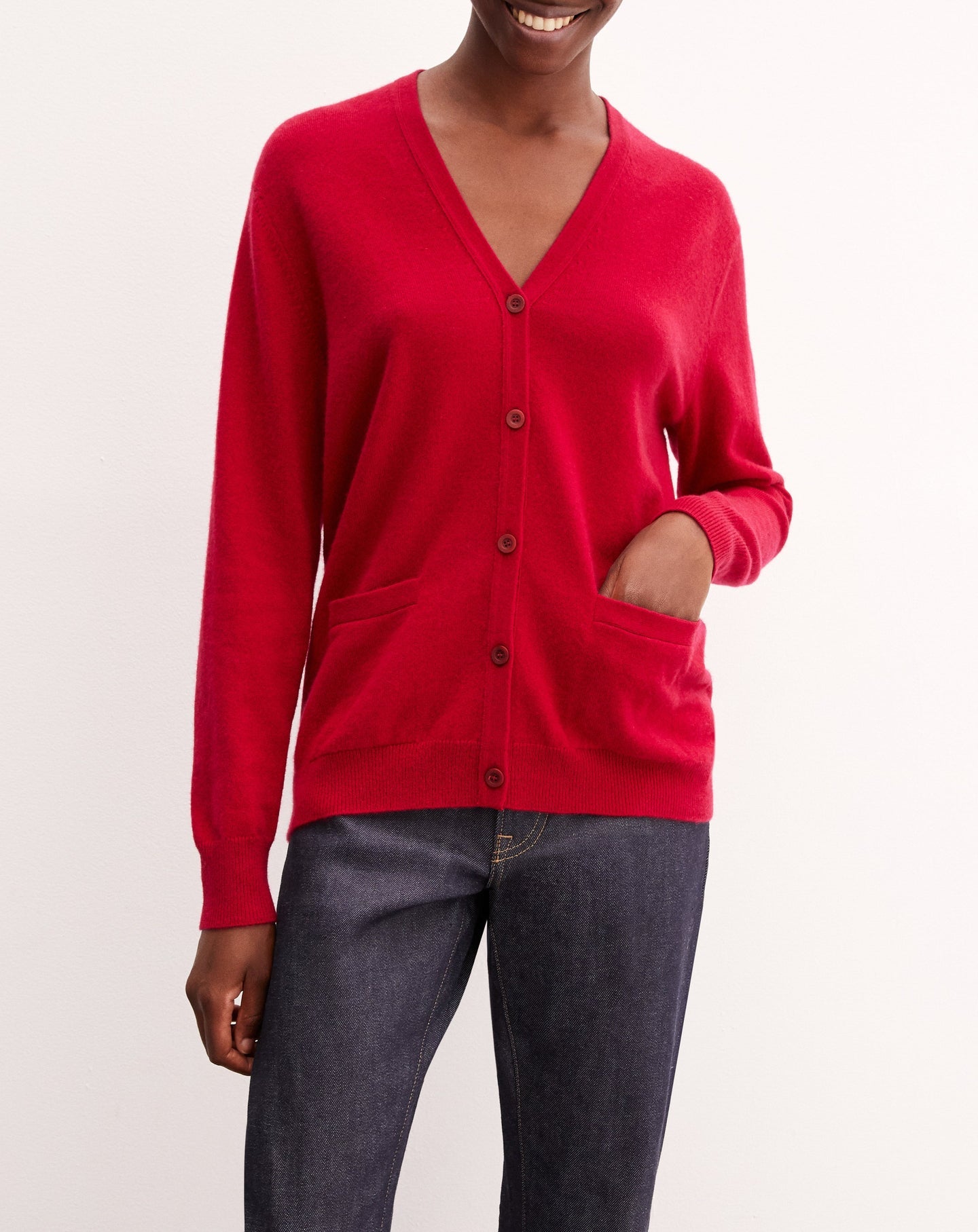 Classic cashmere cardigan - Nepal