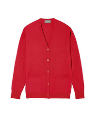 Classic cashmere cardigan - Ruby