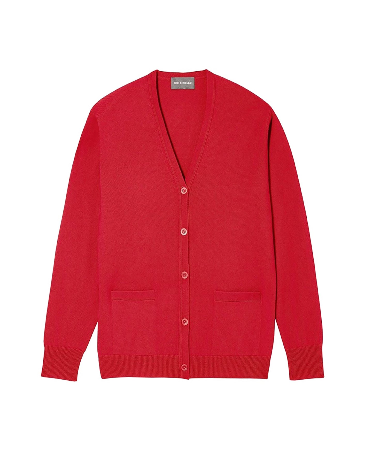 Classic cashmere cardigan - Ruby