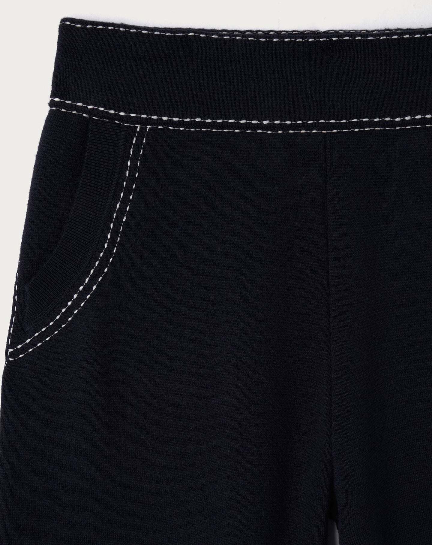RECO160Mo3000 - Pantalon Milano Lignes Contrastees - Marine
